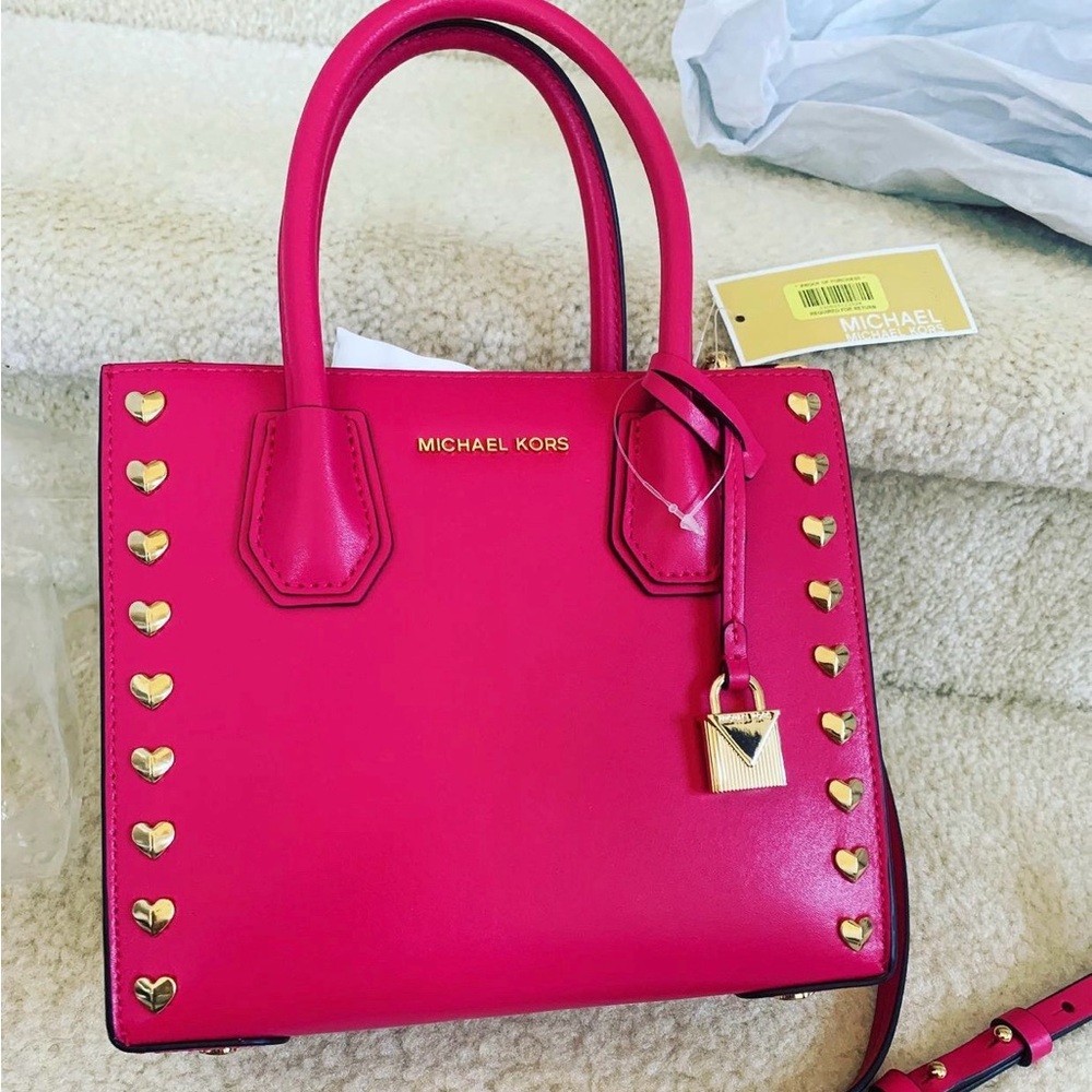 Michael Kors Mercer  medium messenger bag studded